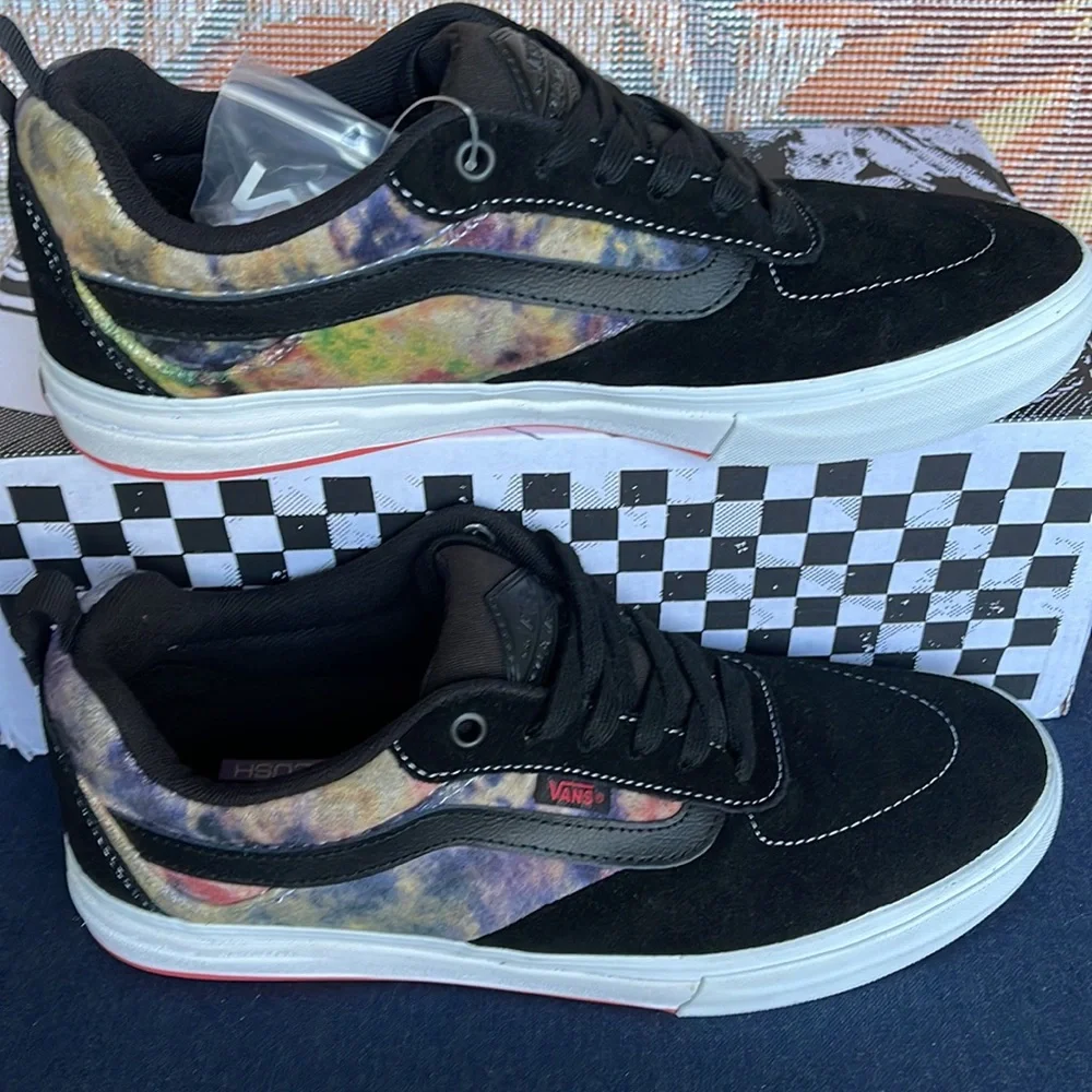 Vans Men’s Kyle Walker
Tie-Dye Terry Black/Multi
VN0A5JIEBML
 sneakers - Picture 2 of 16